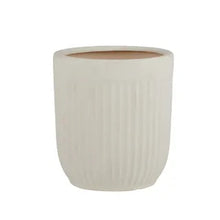 Load image into Gallery viewer, JENSEN IVORY CERAMIC POT Sydney's Plant Market