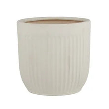 Load image into Gallery viewer, JENSEN IVORY CERAMIC POT Sydney's Plant Market