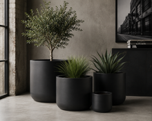 Load image into Gallery viewer, HOIAN CYLINDER BLACK POT