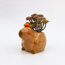 Load image into Gallery viewer, CAPYBARA PLANTER BROWN
