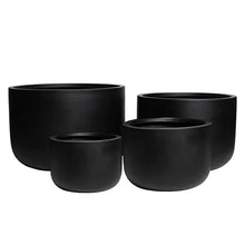 Load image into Gallery viewer, GYMEA BLACK TUB LARGE POT