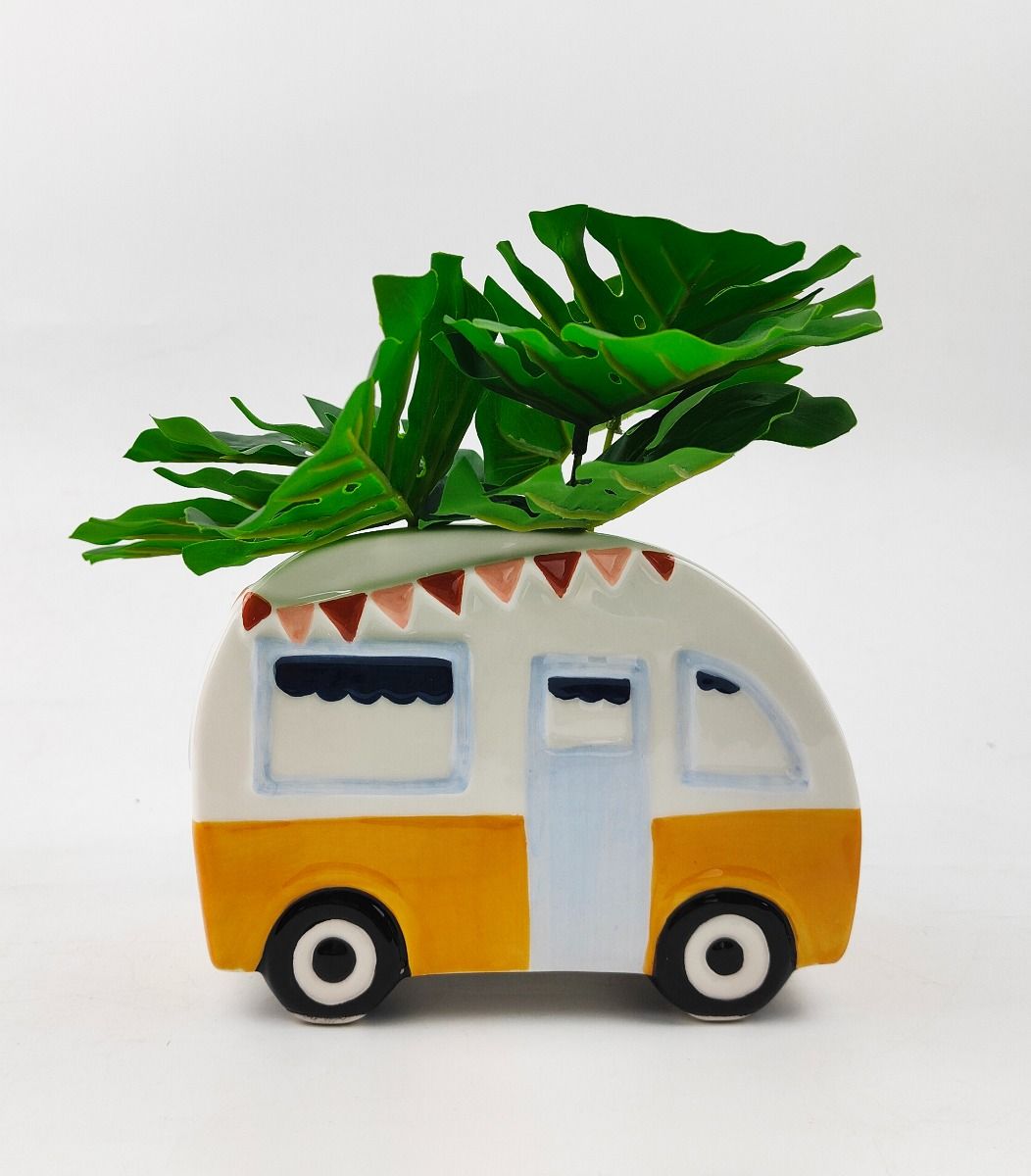 caravan plant pot Retro Caravan Planter – Sydney's Plant Market