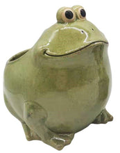 Load image into Gallery viewer, FROG PLANTER LIGHT GREEN