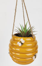 Load image into Gallery viewer, Beehive Hanging Planter Honeycomb Sm 13cm H15x15x15cm
