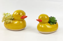 Load image into Gallery viewer, Ceramic Ducky Planter Yellow
