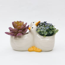 Load image into Gallery viewer, HUGGING DUCKS PLANTER