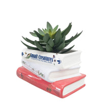 Load image into Gallery viewer, BOOK STACK PLANTER POT