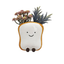 Load image into Gallery viewer, TEDDY TOAST FRIENDS POT PLANTER