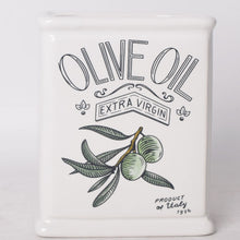 Load image into Gallery viewer, WHITE CLASSIC OLIVE OIL VESSEL