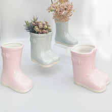 Load image into Gallery viewer, PINK GUMBOOT SHAPED PLANTER