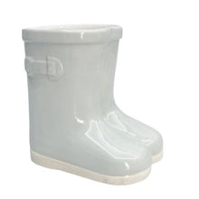 Load image into Gallery viewer, SAGE GREEN GUMBOOT SHAPED PLANTER