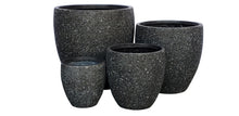 Load image into Gallery viewer, MONTAGUE EGG POT - BLACK PEBBLE - Sydney's Plant Market