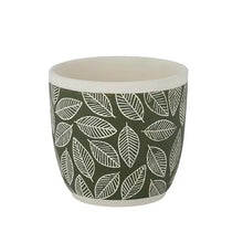 Load image into Gallery viewer, Feuille Terracotta Green Pot
