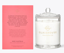 Load image into Gallery viewer, Glasshouse Fragrance Candle Forever Florence 760g - Sydney's Plant Market