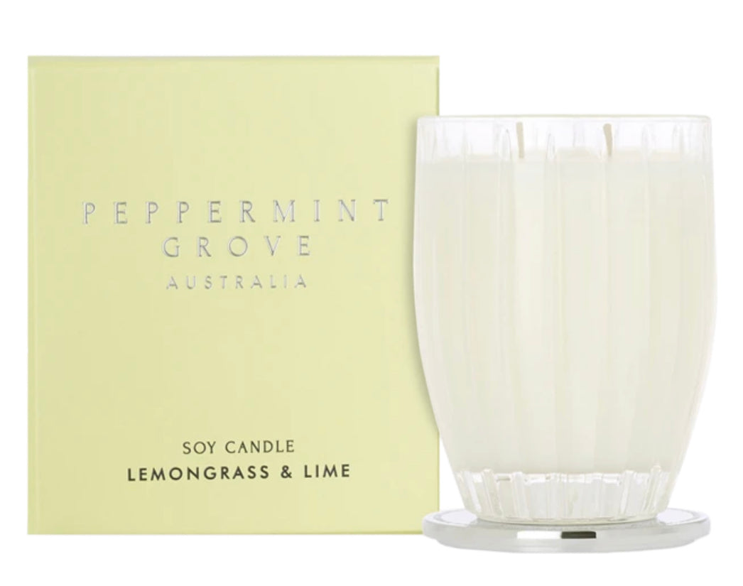 Peppermint Grove Candle ‘Lemongrass & Lime’