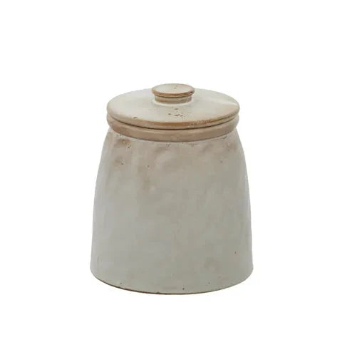FRANCIS CERAMIC CANISTER 13X15CM Sydney's Plant Market