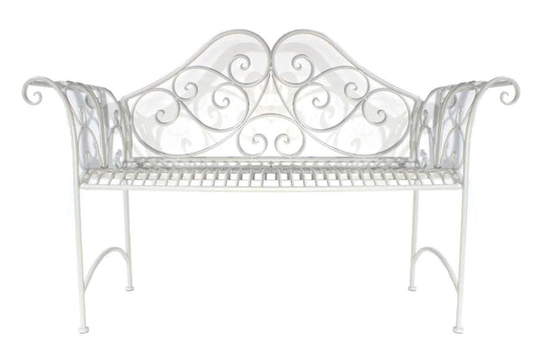 OUTDOOR FRENCH PROVINCIAL WHITE CHAIR