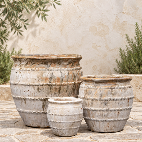 DORADA TUB ANTIQUE GREEN POT