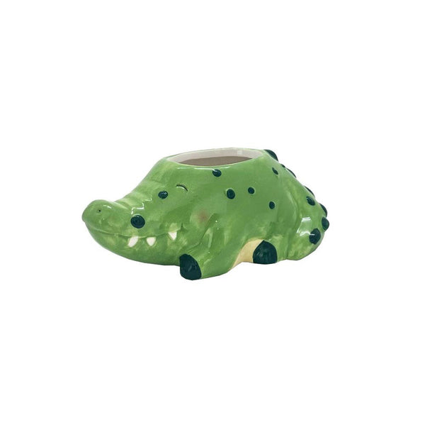 CROCODILE PLANTER 15X8.5X5.5CM