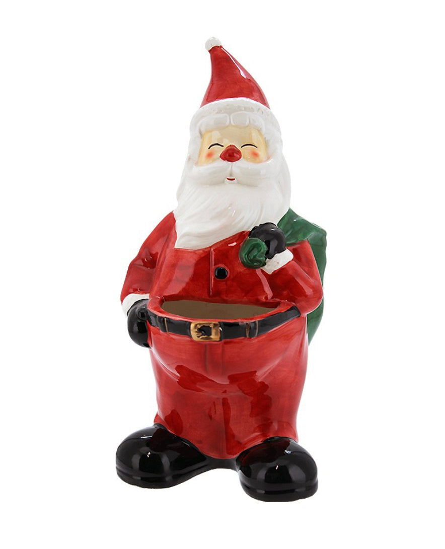 SANTA CLAUSE PLANTER POT