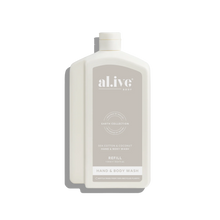 Load image into Gallery viewer, AL.IVE BODY 1L WASH REFILL - SEA COTTON &amp; COCONUT
