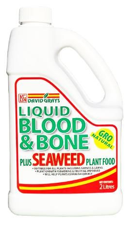 DAVID GRAYS BLOOD N BONE LIQUID WITH SEAWEED CONC 2L