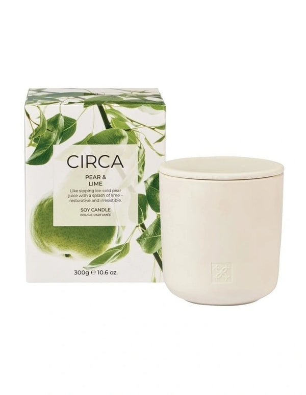 CIRCA 300G CANDLE - PEAR & LIME