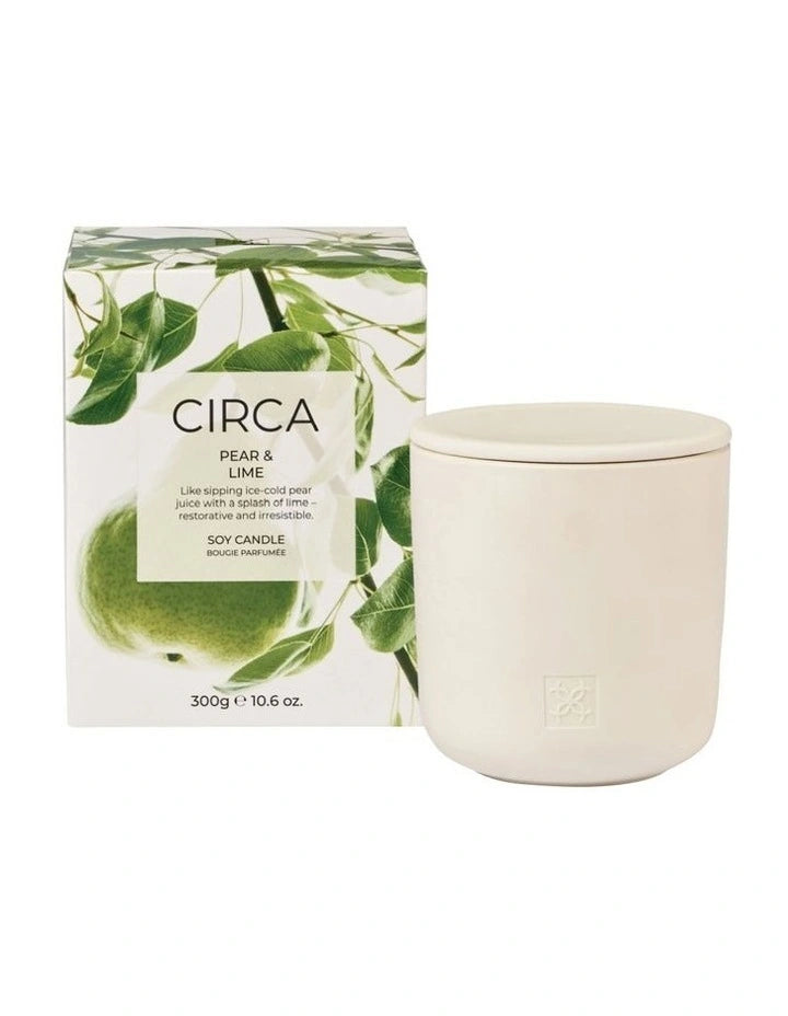 CIRCA 300G CANDLE - PEAR & LIME