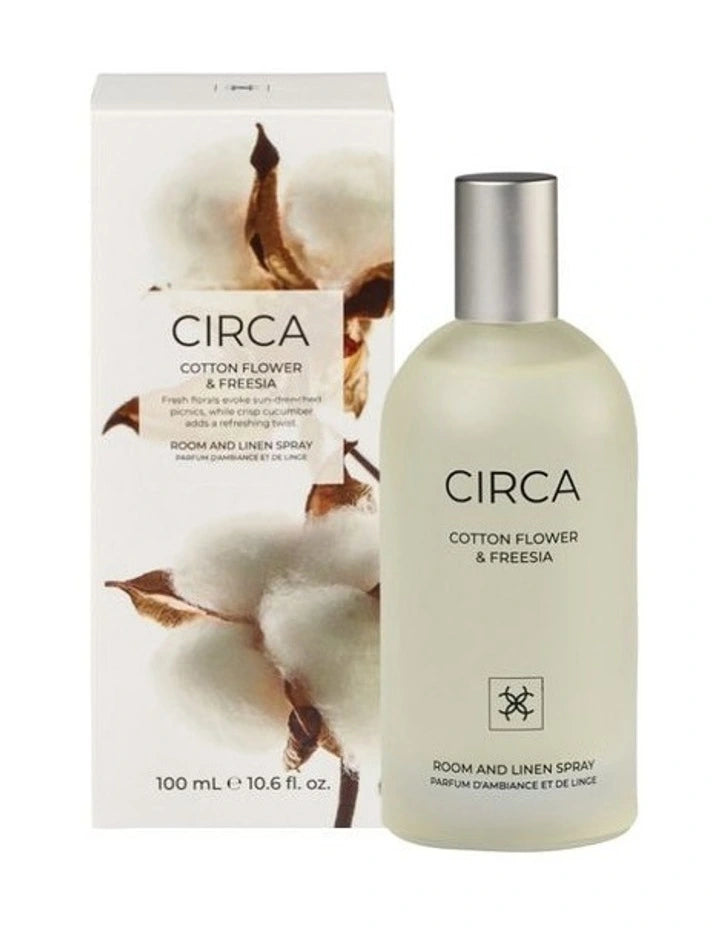 CIRCA 100ML ROOMM AND LINEN SPRAY - COTTON FLOWER & FREESIA