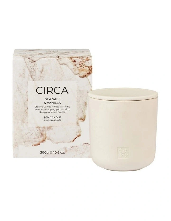 CIRCA 300G CANDLE - SEA SALT & VANILLA