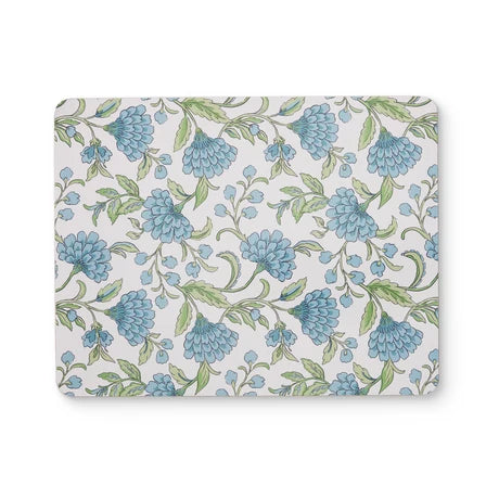 GEORGIA BLUE RECTANGLE HARD PLACEMAT SET 4