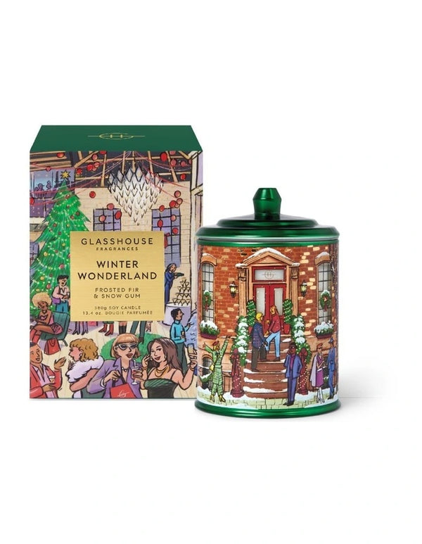 GLASSHOUSE CANDLE 380G - WINTER WONDERLAND