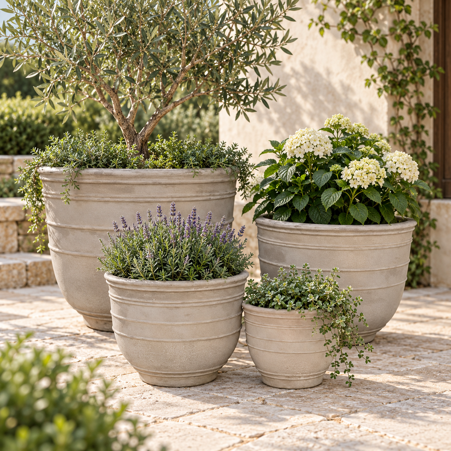 TERRACOTTA MOCHA TUB CHOCOLATE POT