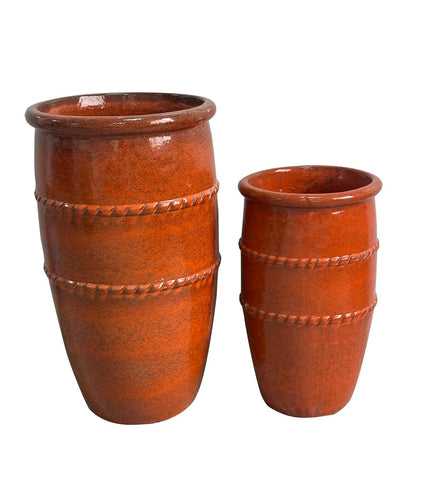 THEA POT - ORANGE Sydney's Plant Market