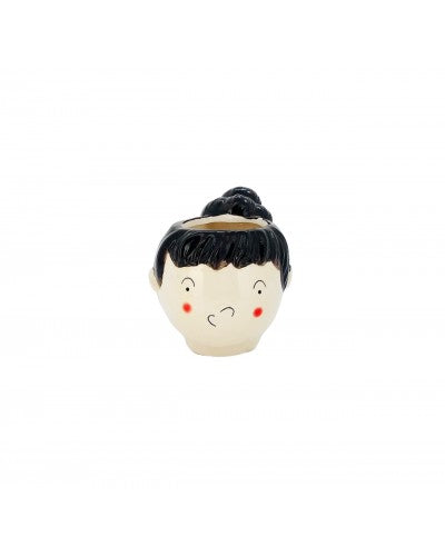 GIRL HEAD POT PLANTER