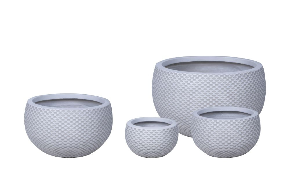 LINCOLN SLATE FIBRECLAY PLANTERS