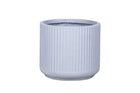 SNOW FLUTED FIBRECLAY PLANTERS