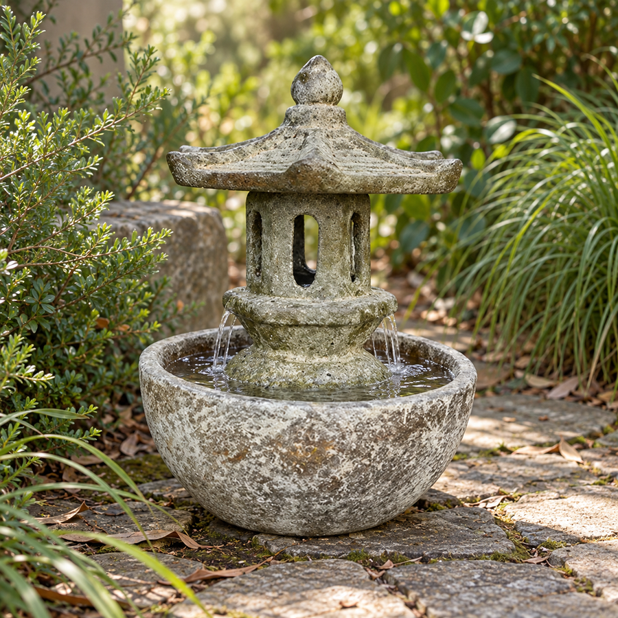 TEMPLE WATER FEATURE STONE
