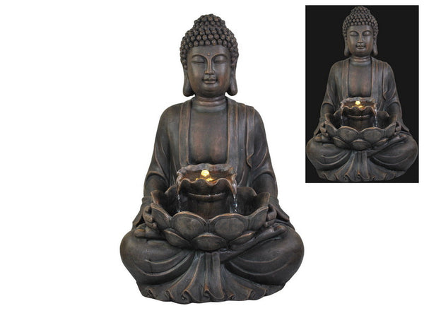 72CM RULAI BUDDHA FOUNTAIN W/LIGHT Sydney's Plant Market
