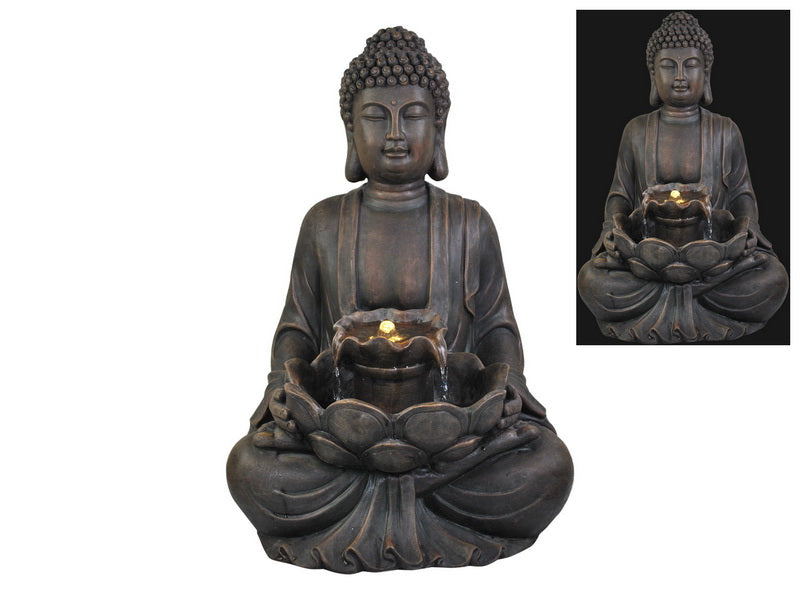 72CM RULAI BUDDHA FOUNTAIN W/LIGHT Sydney's Plant Market