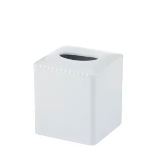 MAEVE CERAMIC TISSUE BOX COVER 14X15.5CM WHT