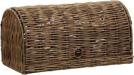 BALLINA WILLOW BREAD BIN 42X21CM NAT/WHT Sydney's Plant Market