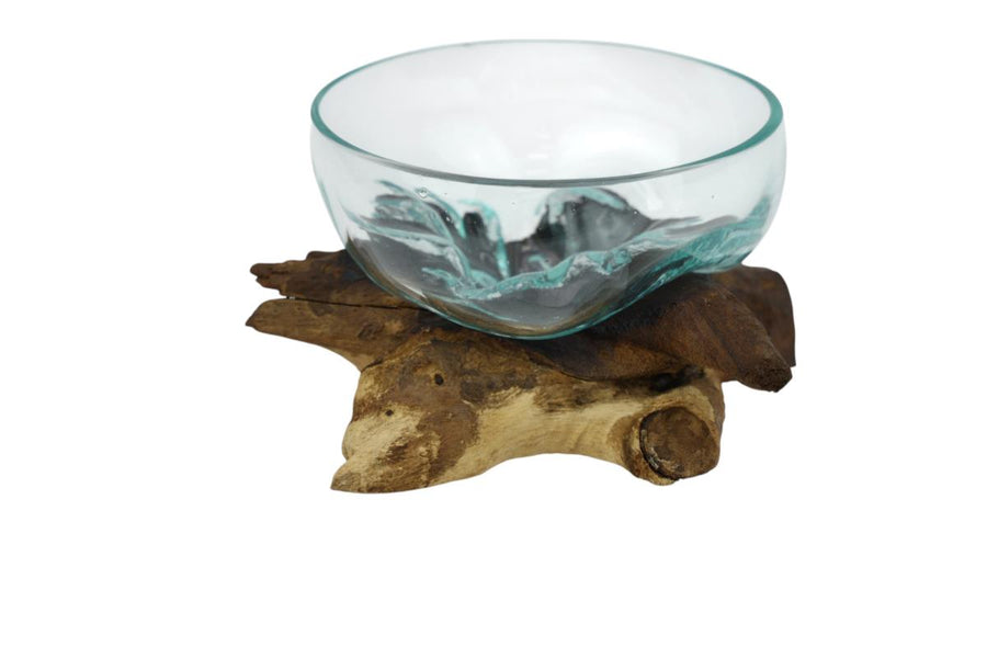 DRIFTWOOD BOWL PLANTER 15X10CM
