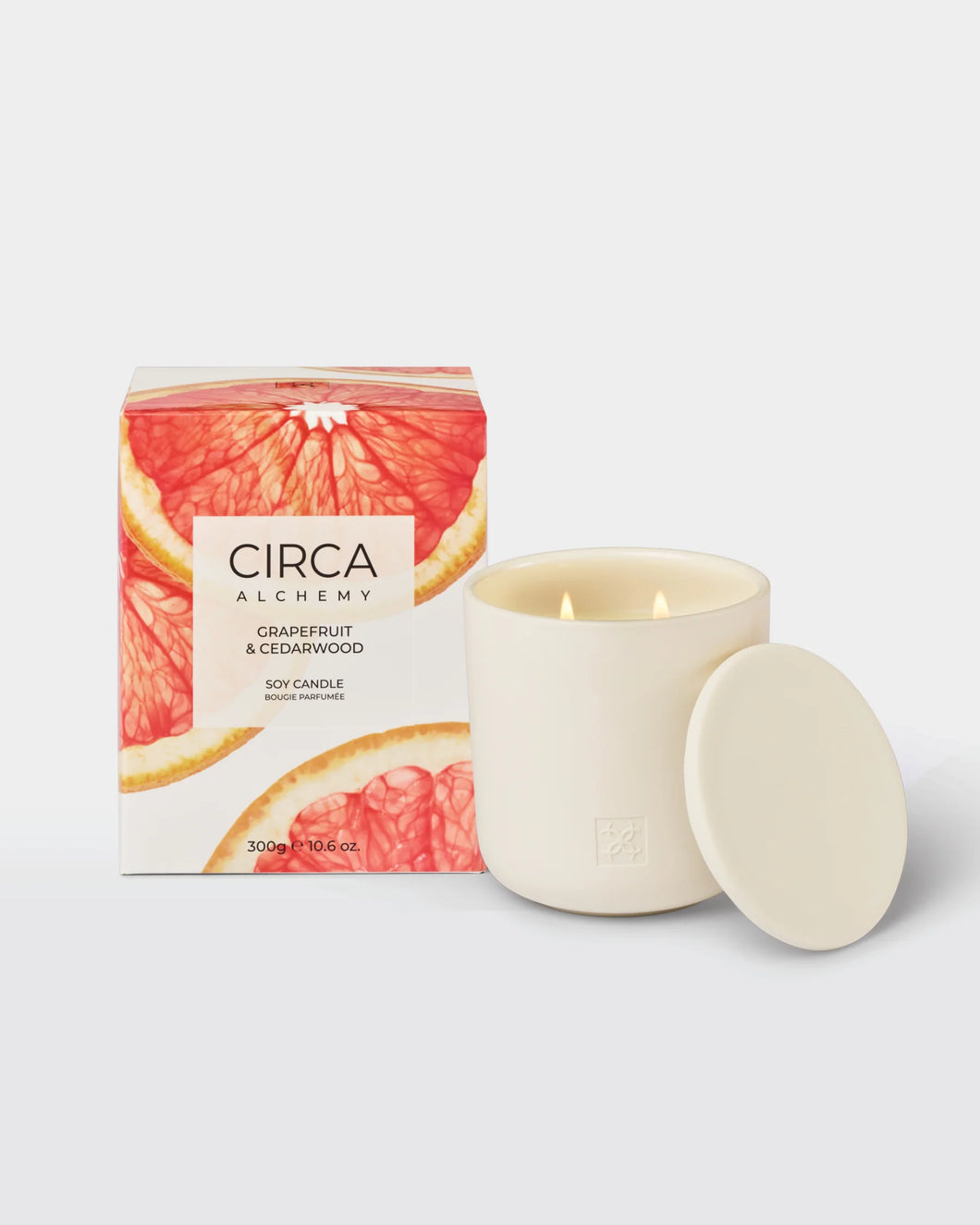 CIRCA 300G CANDLE - ALCHEMY - GRAPEFRUIT & CEDARWOOD