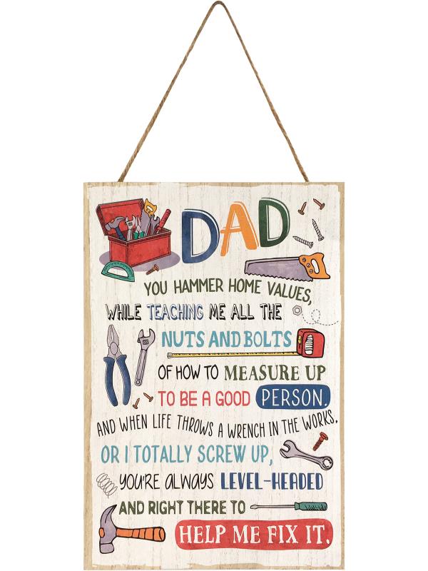 DAD HANGING SIGN