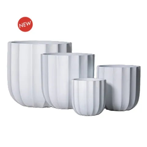 EMERSON WHITE PLANTER POT