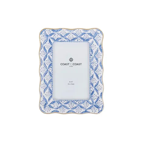 MAE RESIN PHOTO FRAME BLUE Sydney's Plant Market