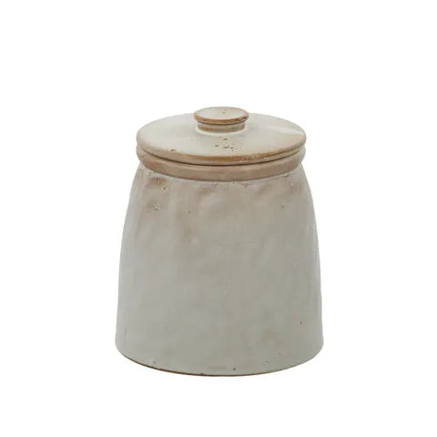 FRANCIS CERAMIC CANISTER 13X15CM Sydney's Plant Market
