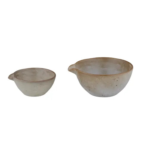 FRANCIS S/2 CERAMIC PREP BOWLS Sydney's Plant Market