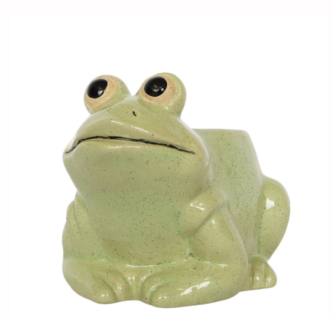 Frog Planter - Light green